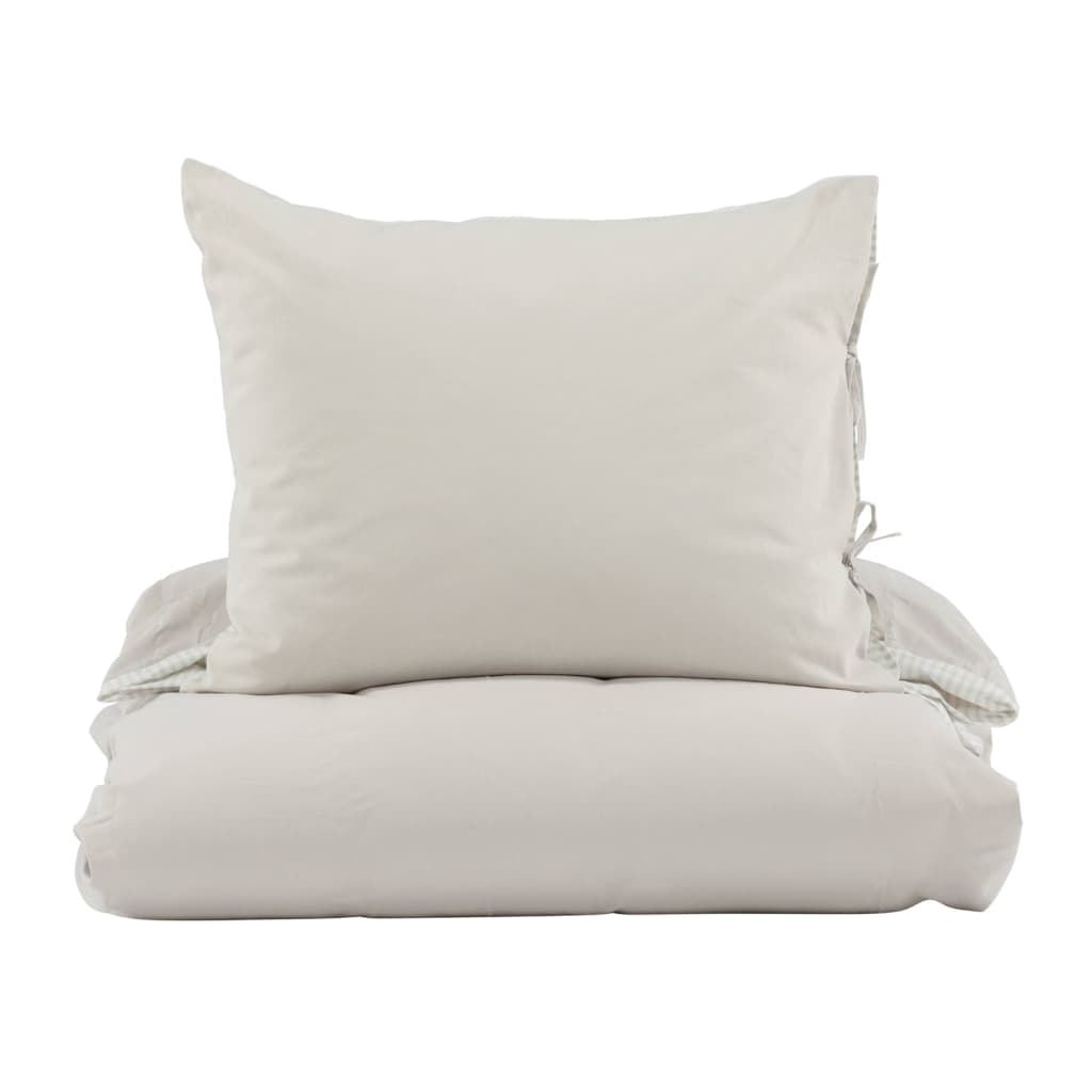 Venture home dekbedovertrek jenna 200x150 cm katoen zandkleurig