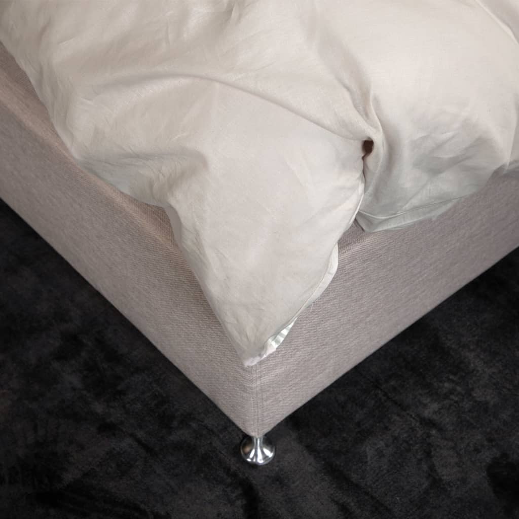 Venture home dekbedovertrek jenna 200x150 cm katoen zandkleurig
