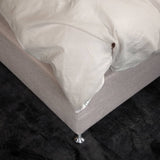 Venture home dekbedovertrek jenna 200x150 cm katoen zandkleurig