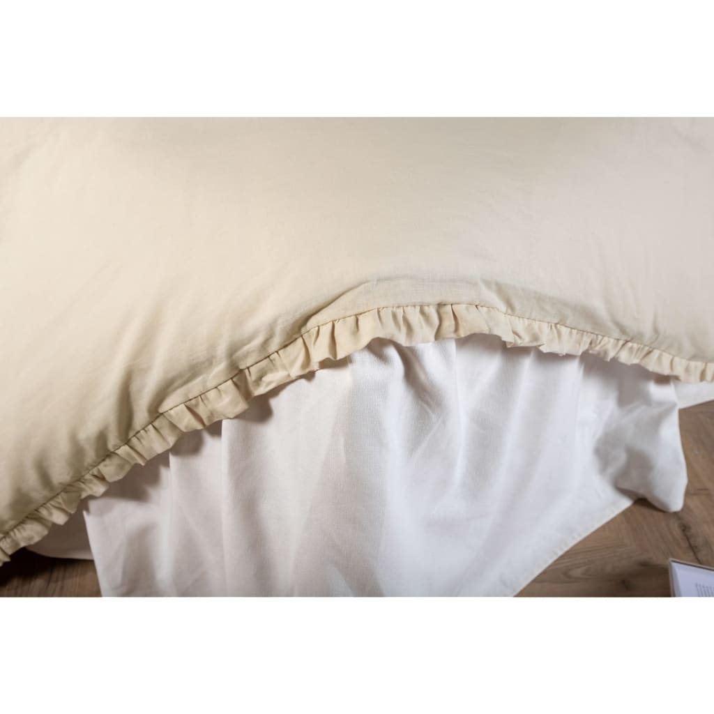 Venture home dekbedovertrek lias 200x150 cm katoen beige
