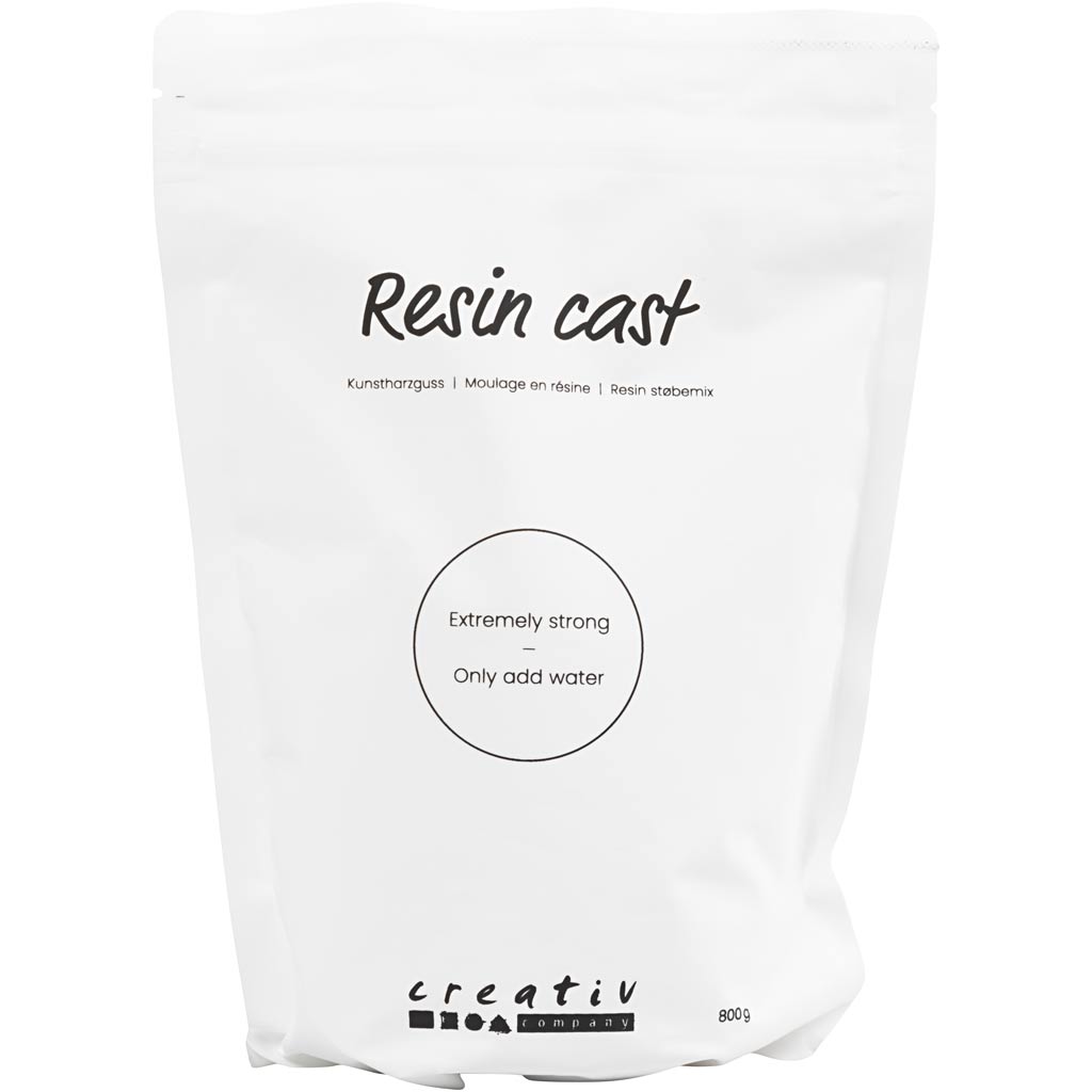 Creativ company hars gieten, wit, 800 gr 1 doos