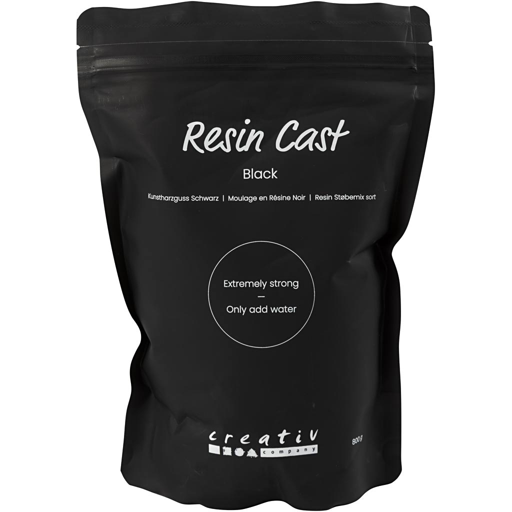 Creativ company hars gieten zwart, zwart, 800 gr 1 doos