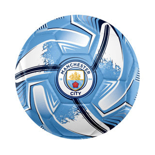 Overige merken voetbal manchester city maat 5 blauw wit zwart