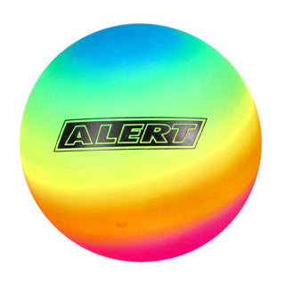 Alert sport minivoetbal 15 cm pvc regenboog (3 stuks)