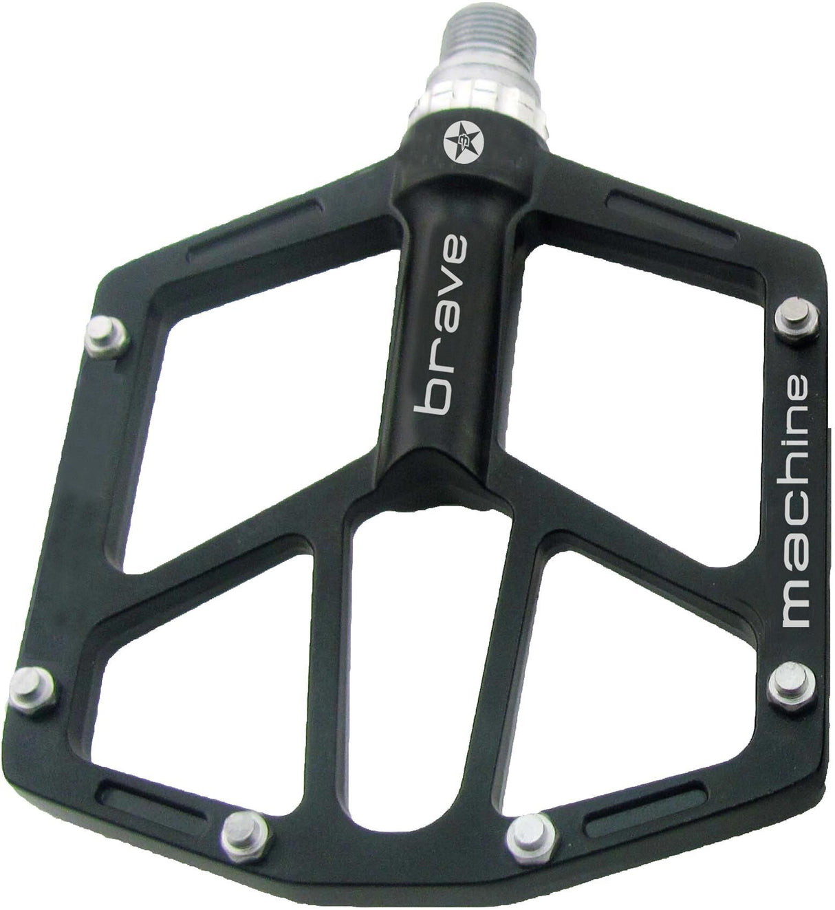 Brave platformpedaal superthin mod. 19 platform pedal superthin black