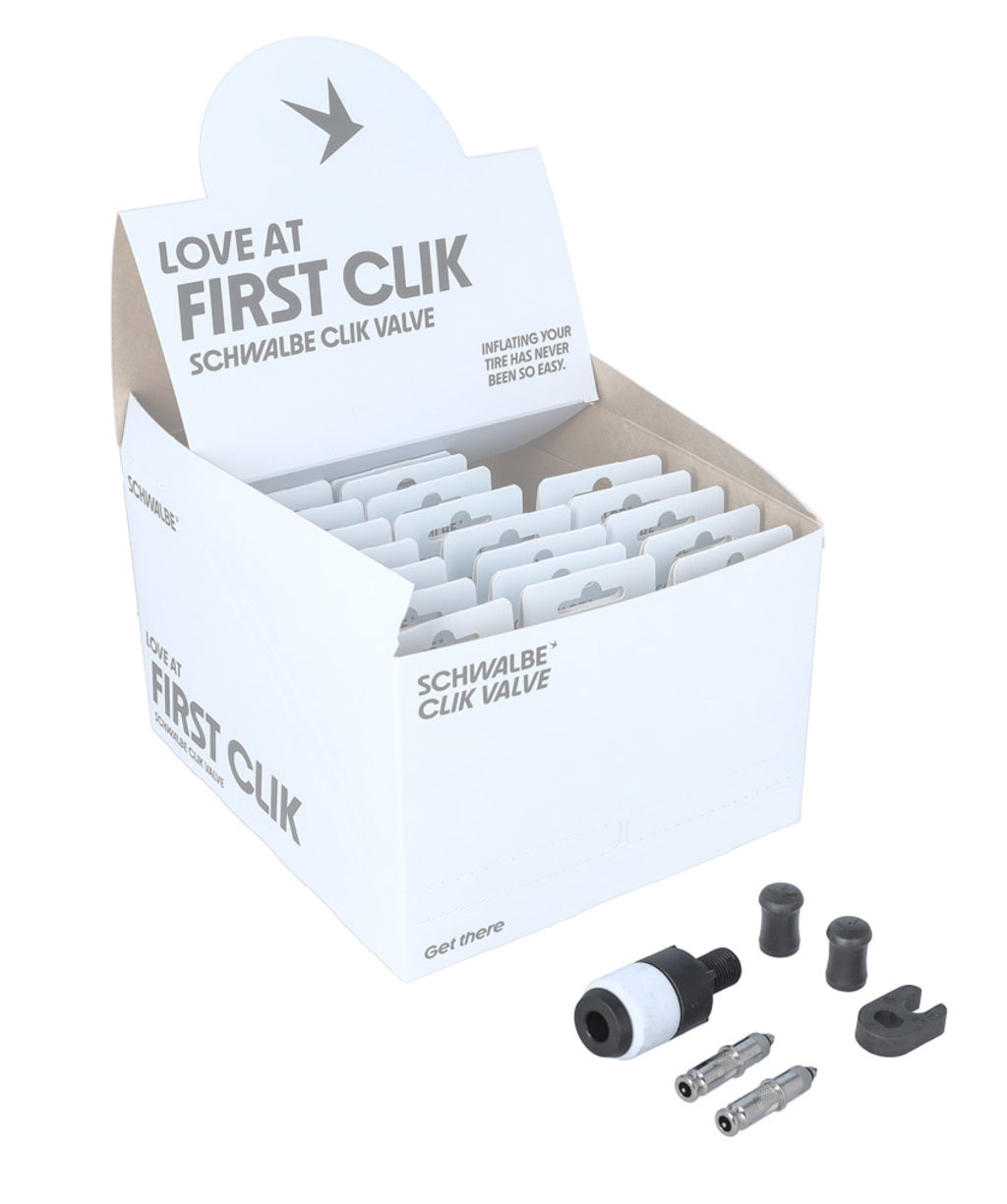 Schwalbe ventielverlenger clik ventiel valve extension starter kit dv