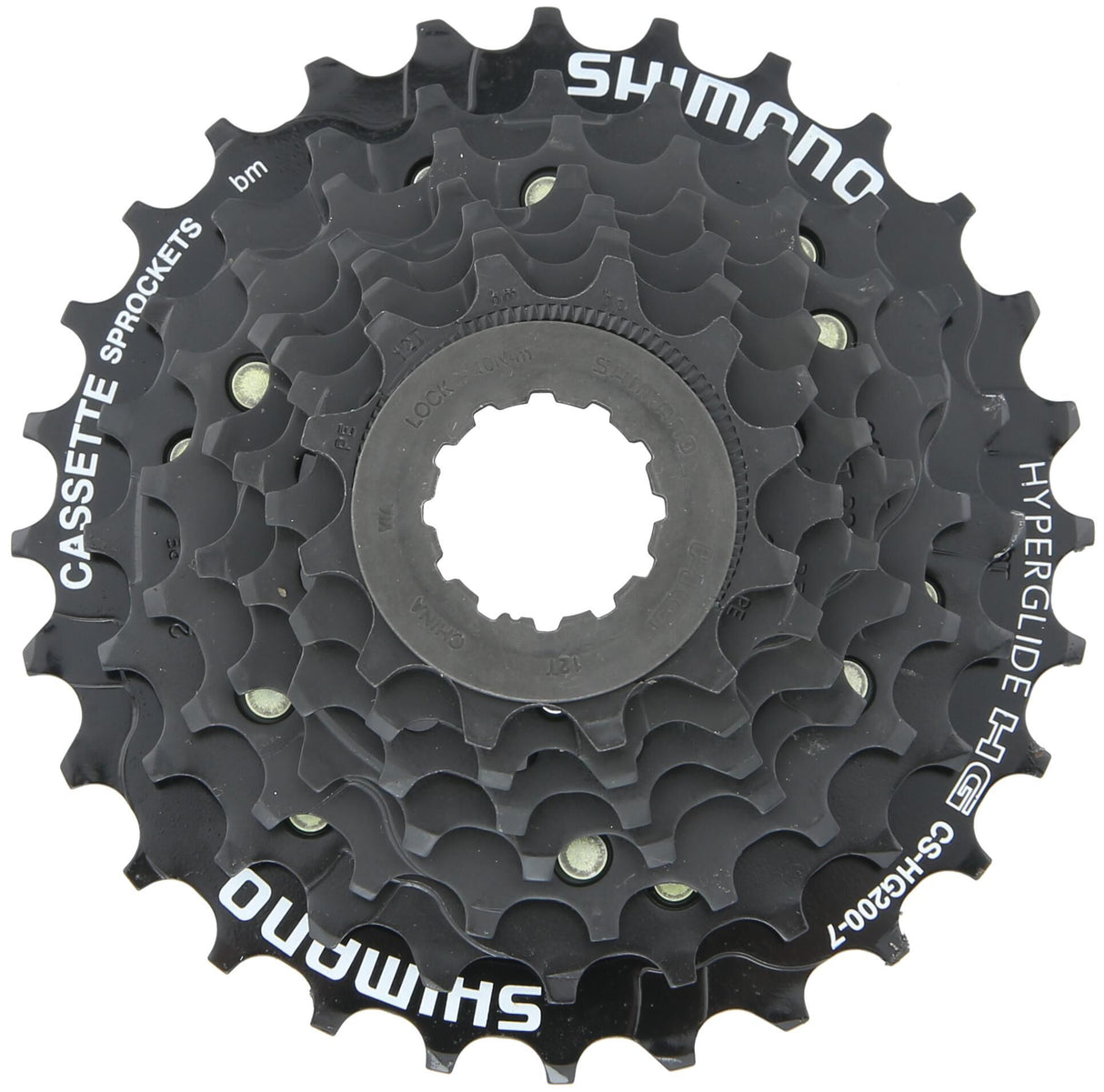 Shimano Cassette CSHG200 7-speed 12-28 zwart (werkplaatsverpakking)