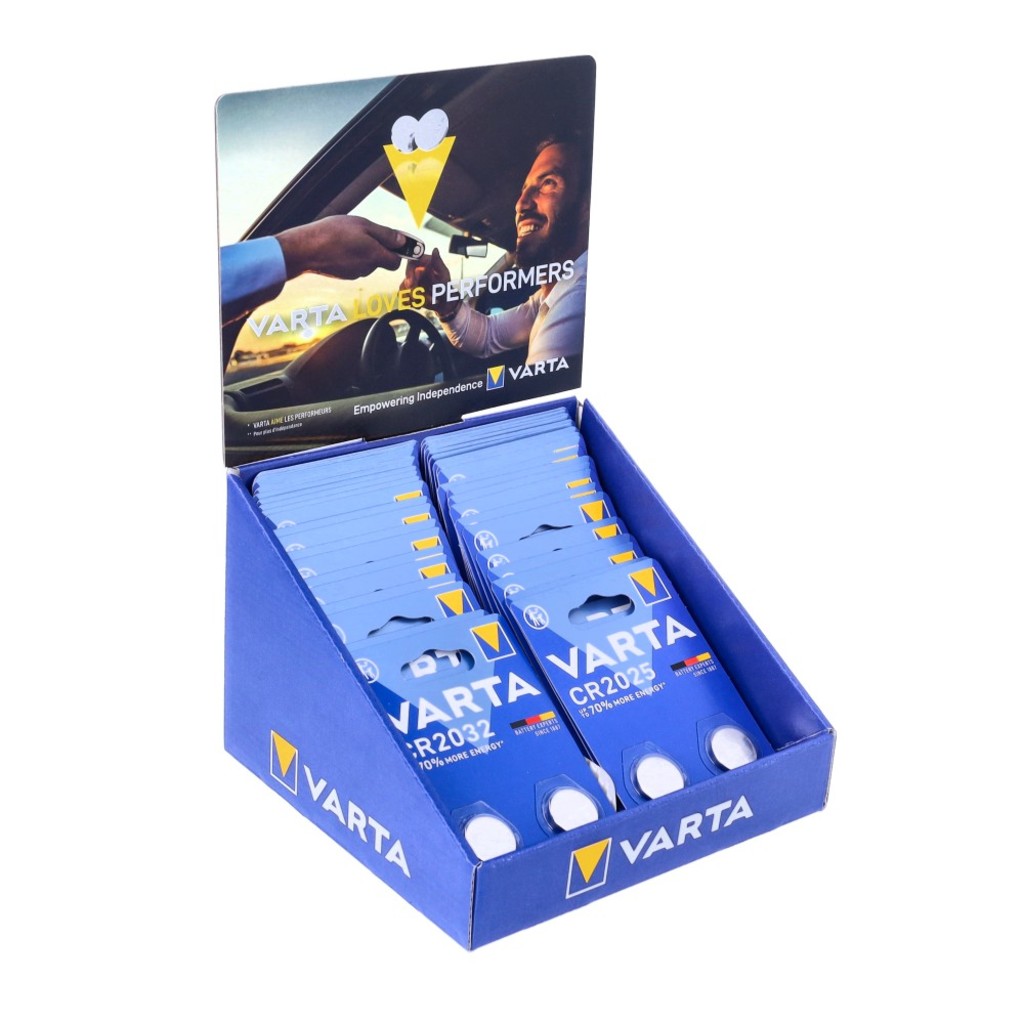 Varta display batt va 40 cr2025 + 40 cr2032