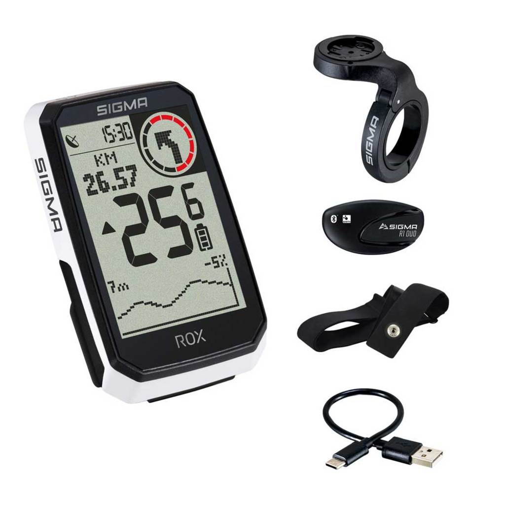 Sigma fietscomputer rox 4.0 endurance gps set