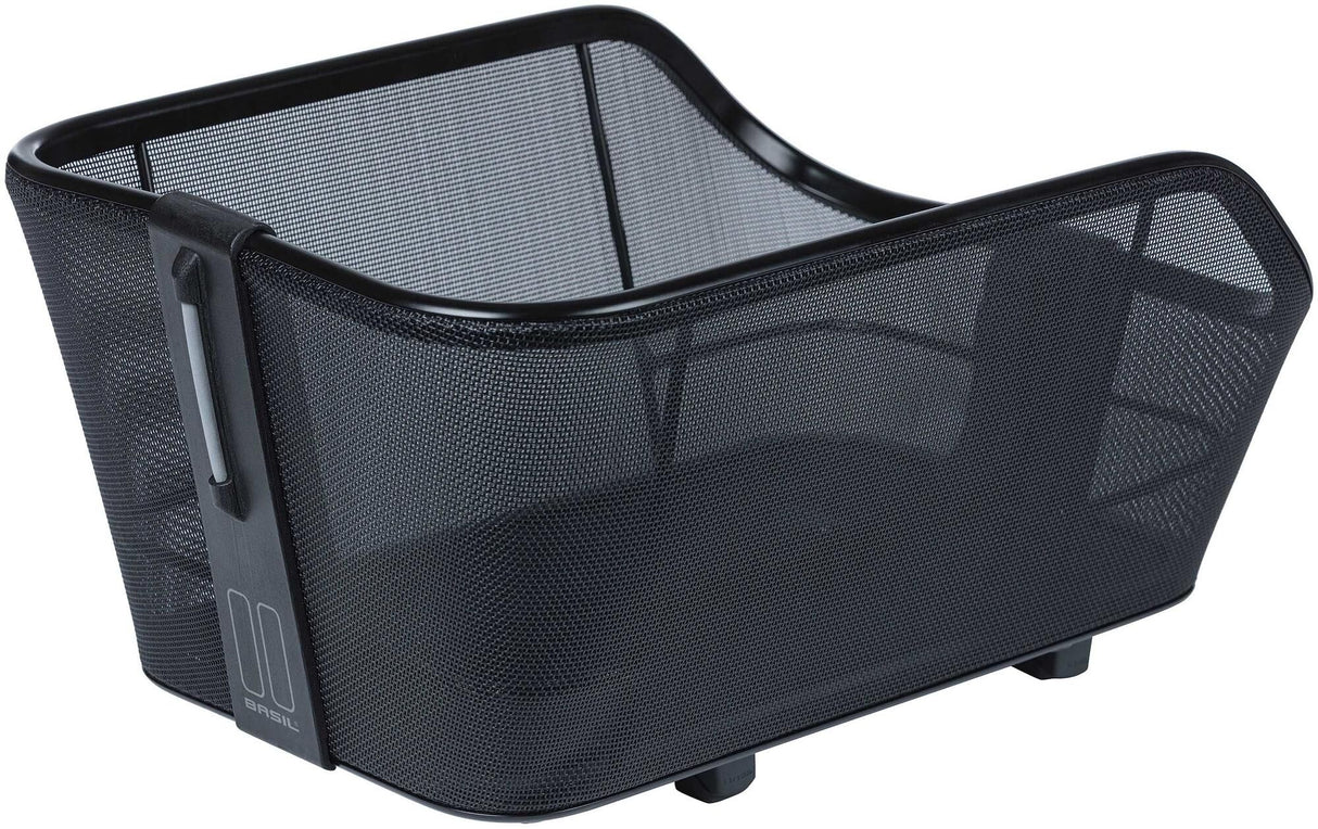 Basil Cento Tech Fiber WSL - fietsmand - achterop - solid zwart