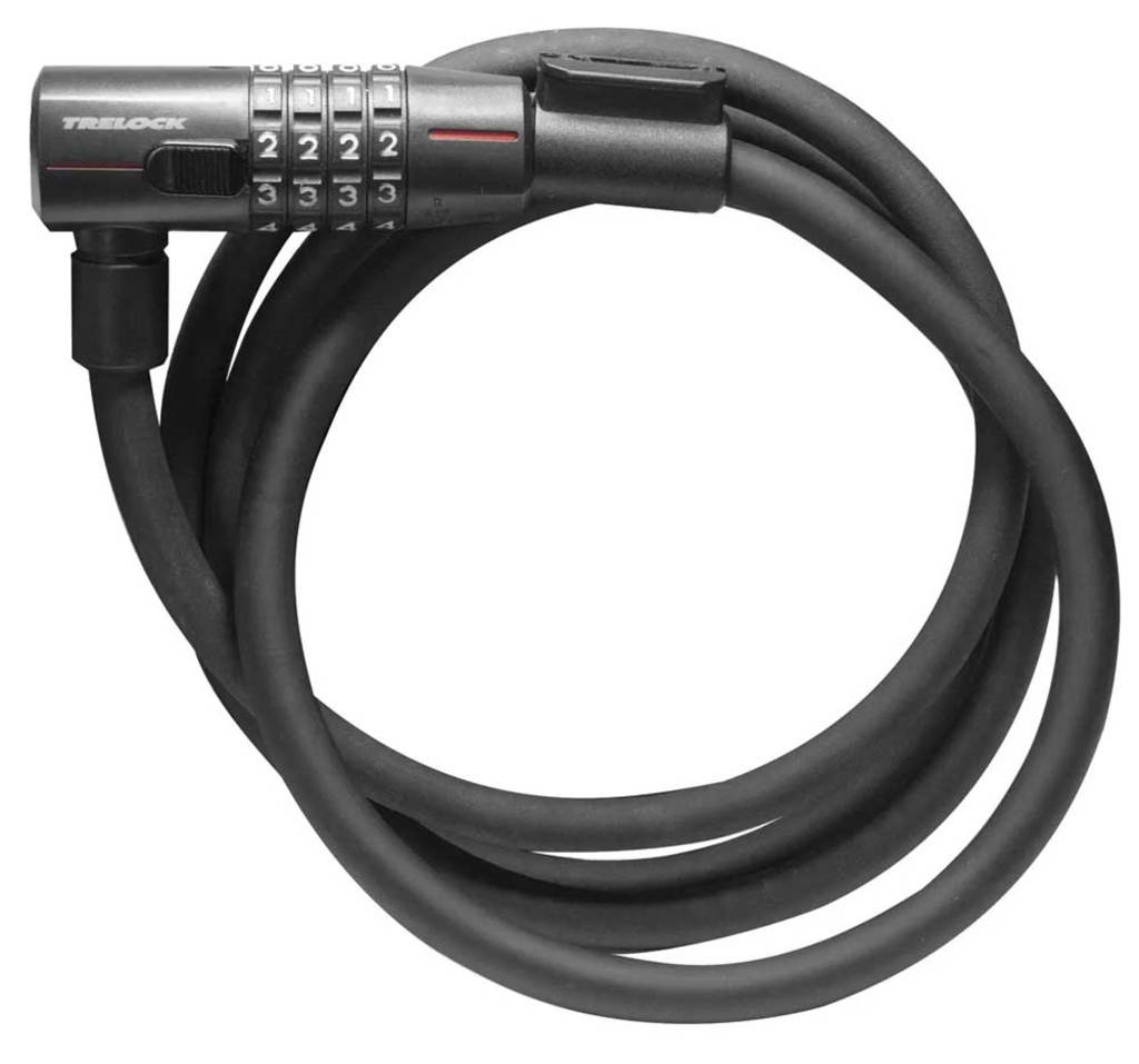 Trelock ks312 kabelslot code 110 12mm zwart