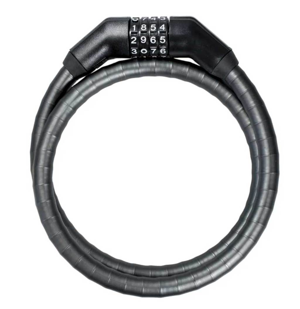 Trelock pk pantserkabelslot code 260 100 15mm zwart