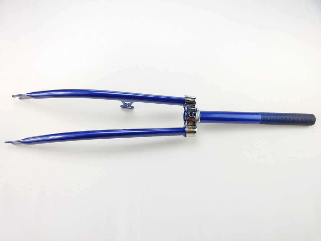 Hulzebos vork 26 blauw met trommelnok