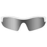 Trivio - fietsbril vento nova wit lens zwart mirror