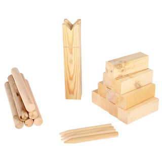Kubb spel groot hout fsc