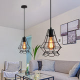 Homestyle pro mk012-b industriële hanglamp 19x22 cm zwart metaal