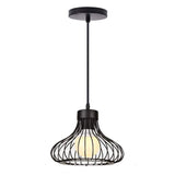 Homestyle pro mk013-b industriële hanglamp 23x20 cm zwart metaal