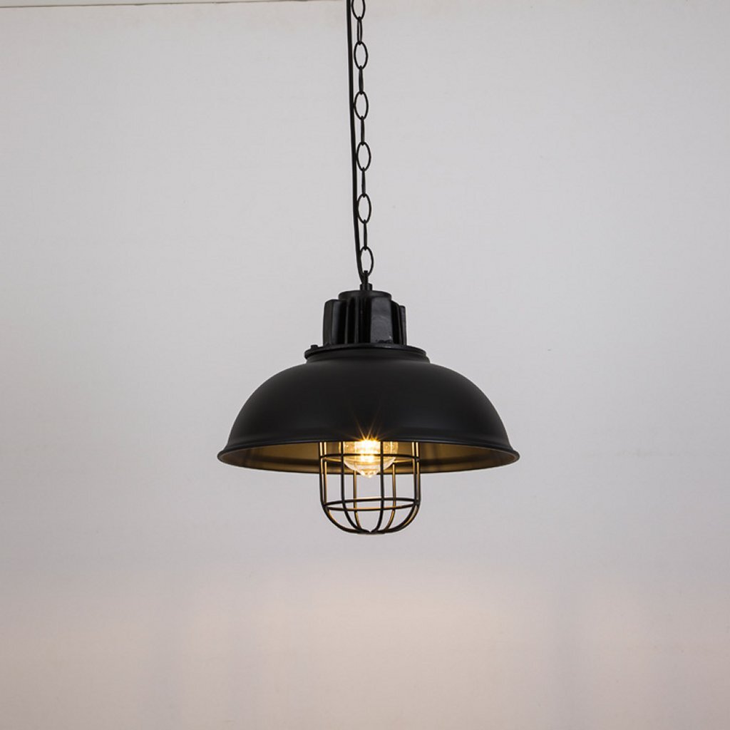 Homestyle pro mk107-bb industriële hanglamp 33x26 cm zwart metaal