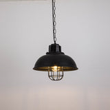 Homestyle pro mk107-bb industriële hanglamp 33x26 cm zwart metaal