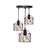 Homestyle pro mk019-b industriële hanglampen zwart metaal