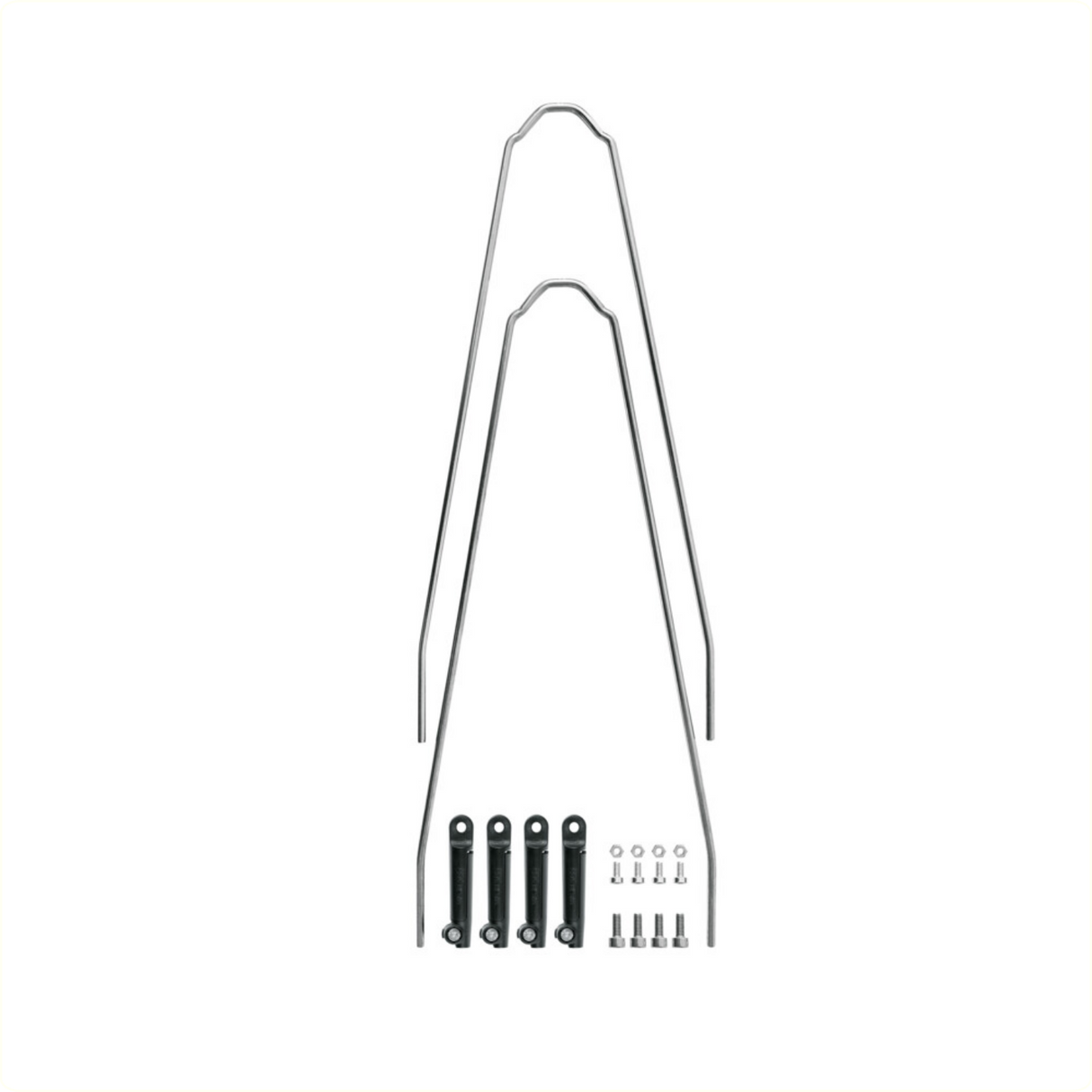 Velo sks spatbordstangen set voor 42 47 zilver