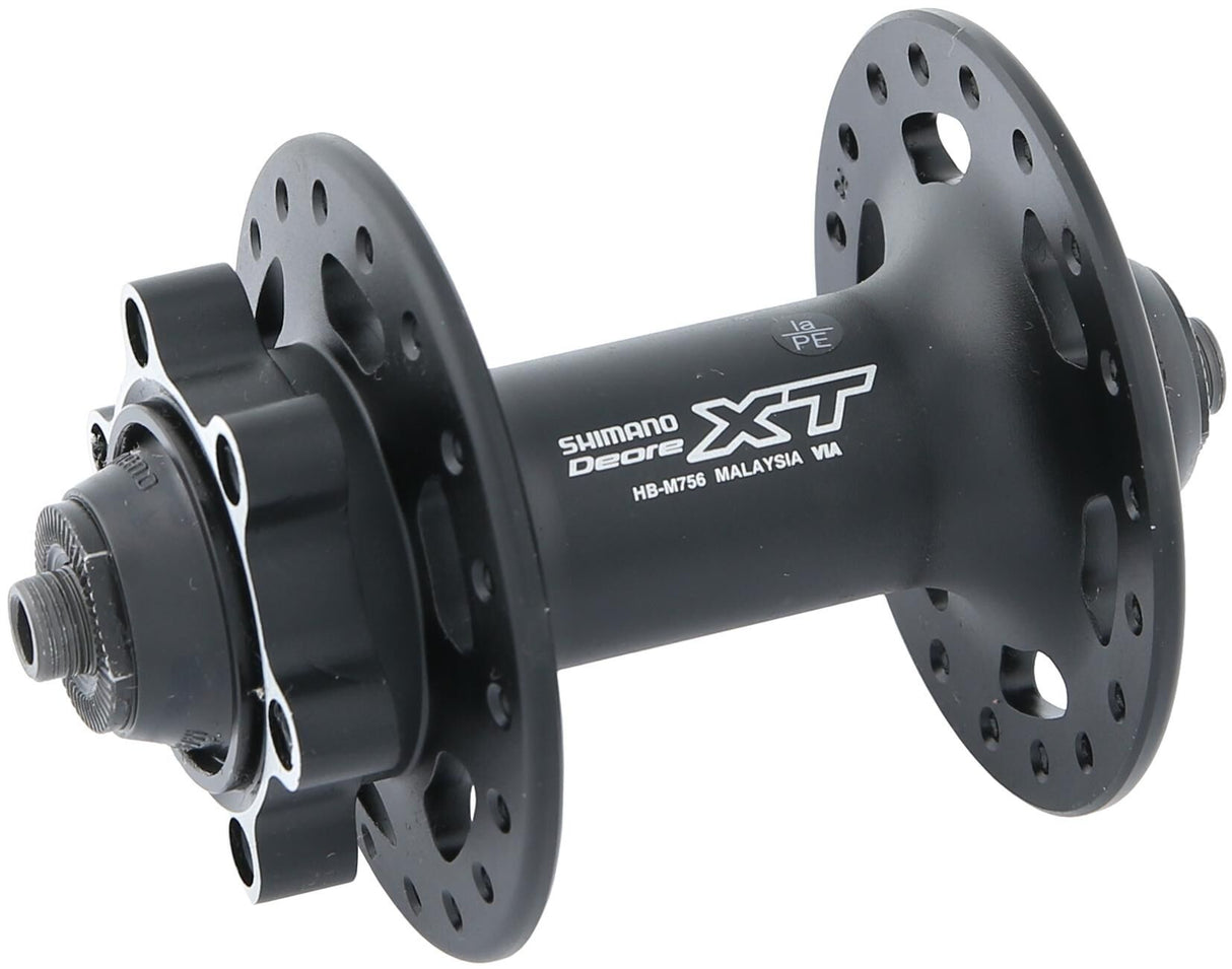 Shimano voornaaf deore xt hb-m756 shim.fr.hub xt hbm756 32h qr 6h bl.