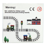 Houten trein met wegtape, 8mtr
