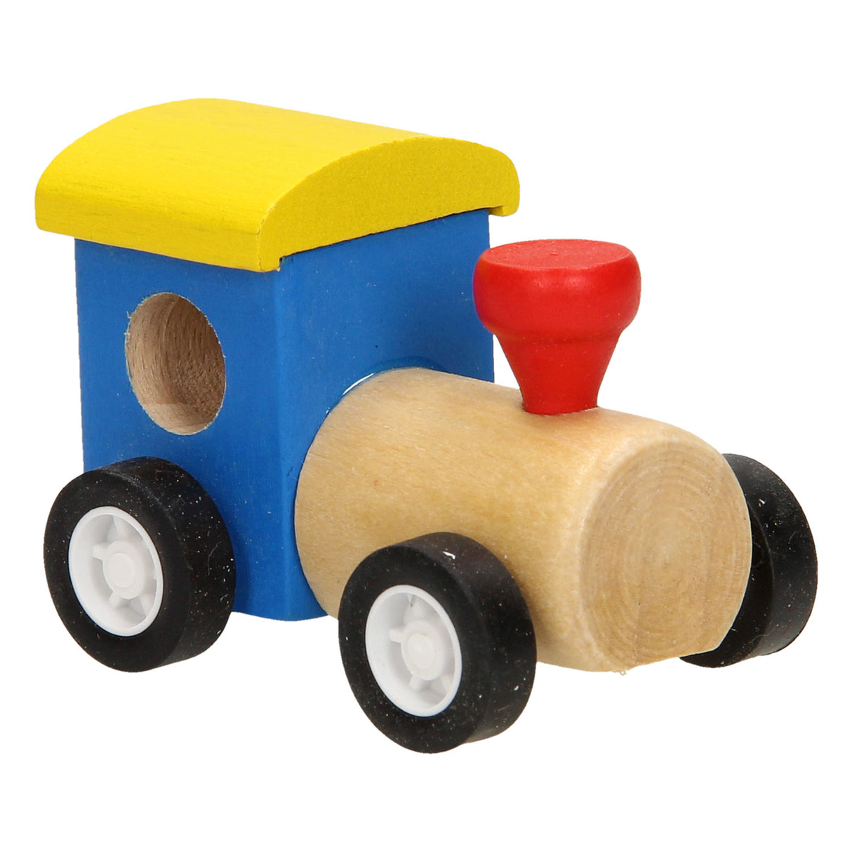 Houten trein met wegtape, 8mtr