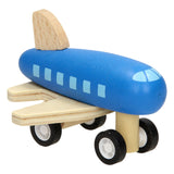 Houten vliegtuig met wegtape, 8mtr