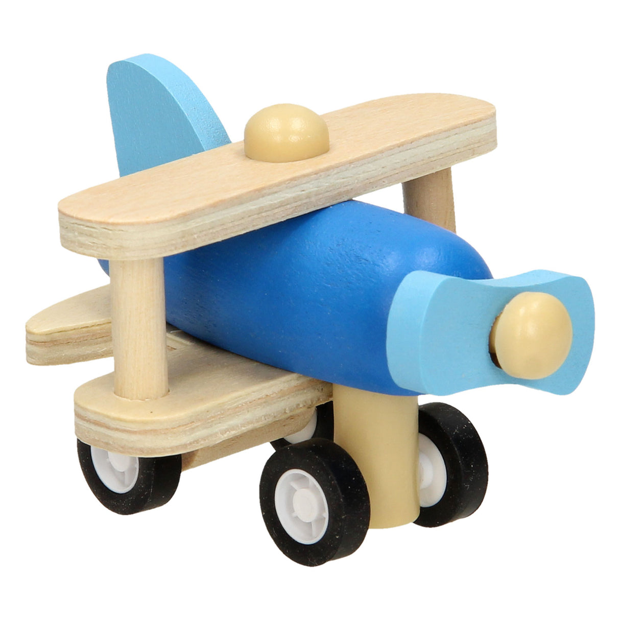 Houten vliegtuig met wegtape, 8mtr