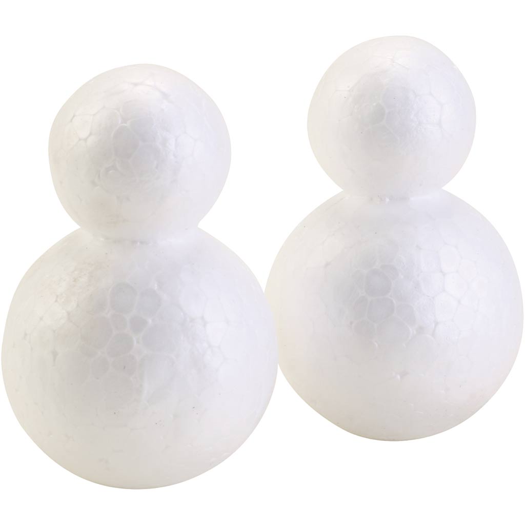 Figuren van styropor, h: 6,5 cm, 50 stuk 1 doos