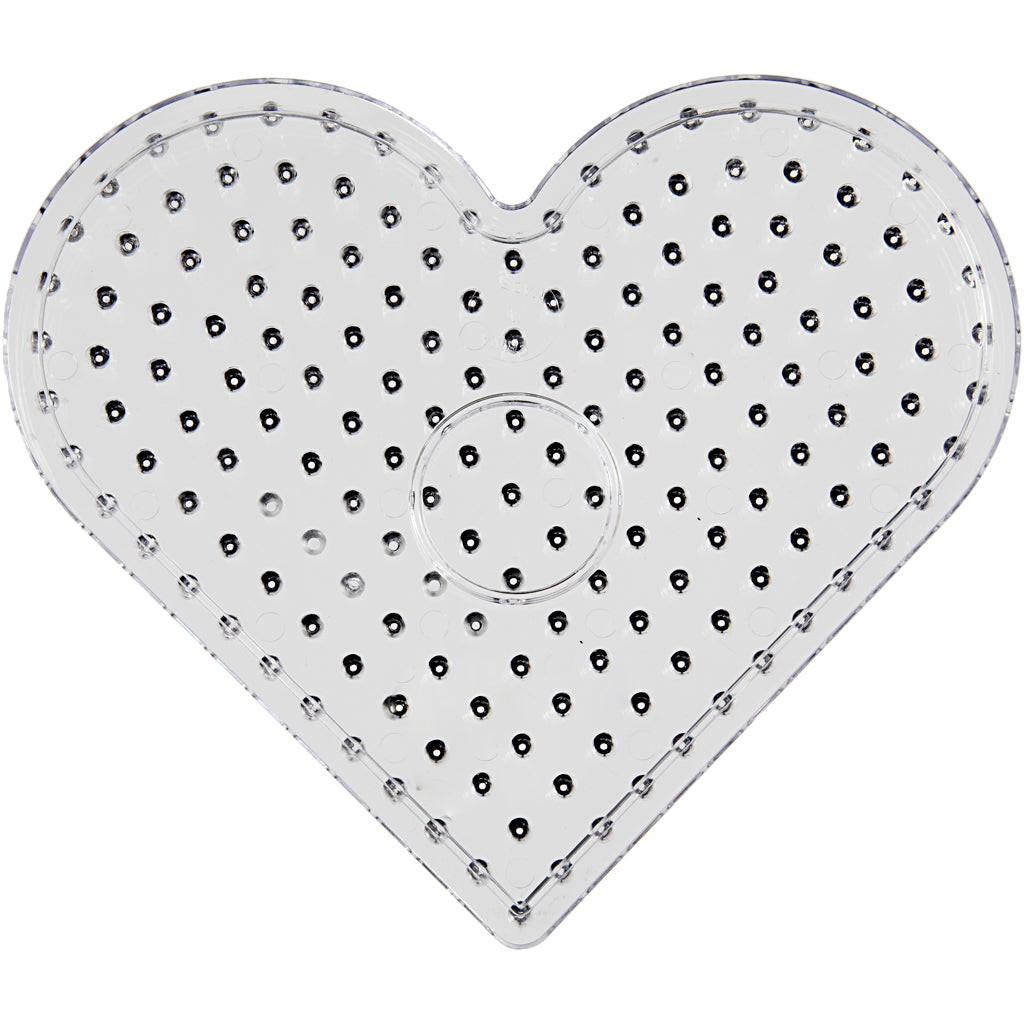 Creativ company onderplaat, hart, afm 17,5x17,5 cm, jumbo, helder, 1 stuk