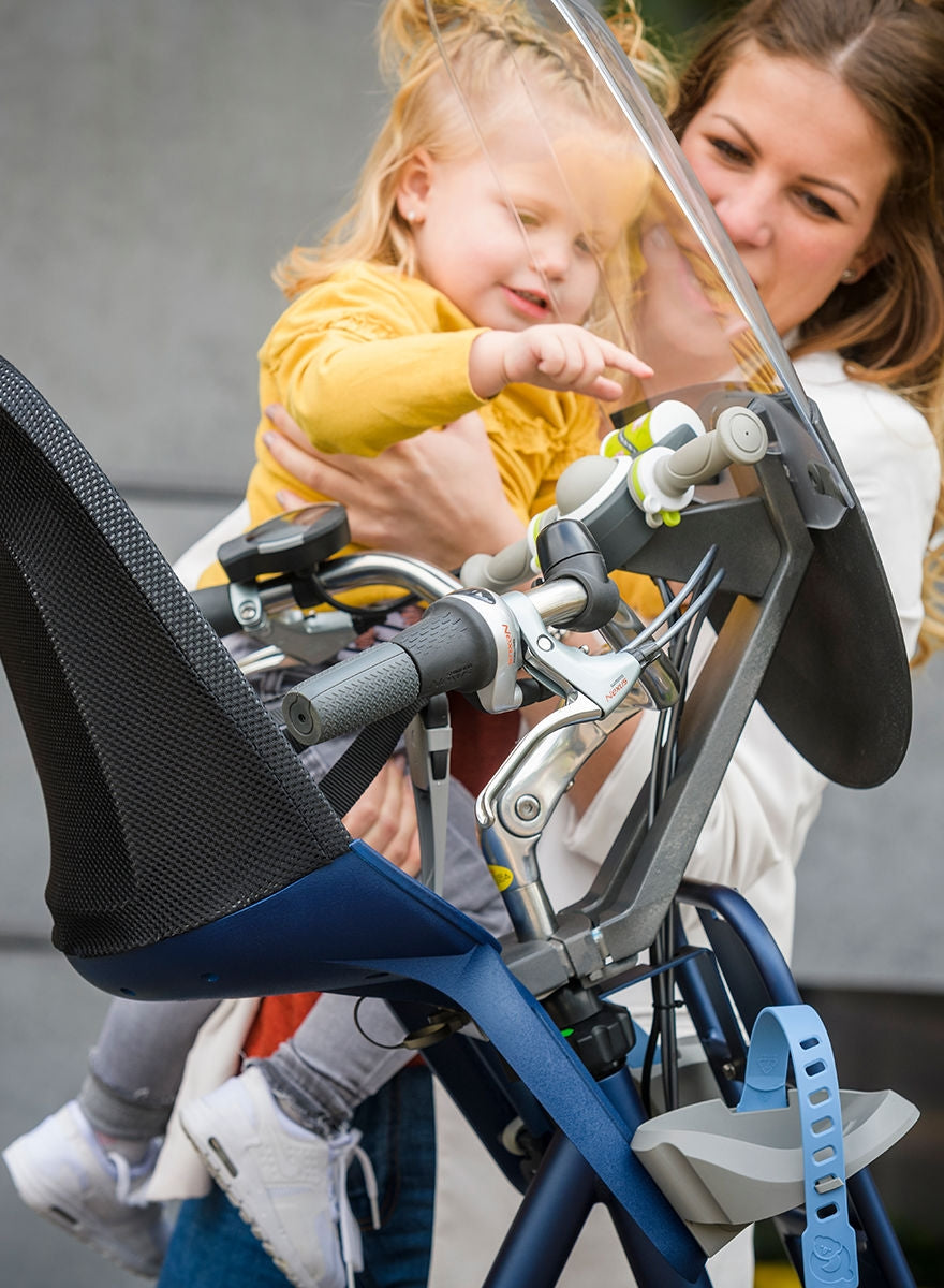 windscherm Air voorzitje junior transparant grijs