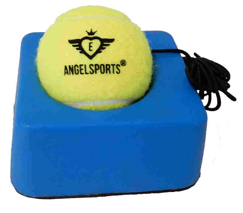 Engelhart angelsports tennis trainer met bal aan elastiek