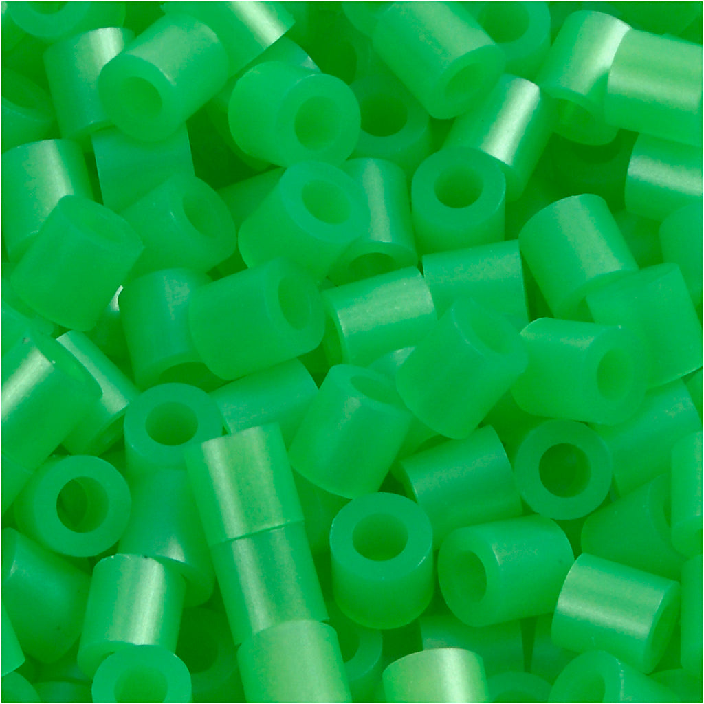 Nabbi fotokralen, afm 5x5 mm, gatgrootte 2,5 mm, medium, groen parelmoer (22), 6000 stuk 1 doos