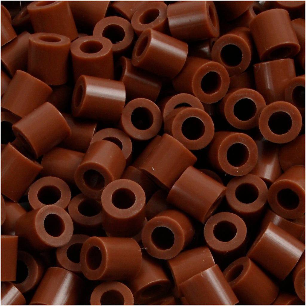 Nabbi fotokralen, afm 5x5 mm, gatgrootte 2,5 mm, medium, chocolade (27), 1100 stuk 1 doos