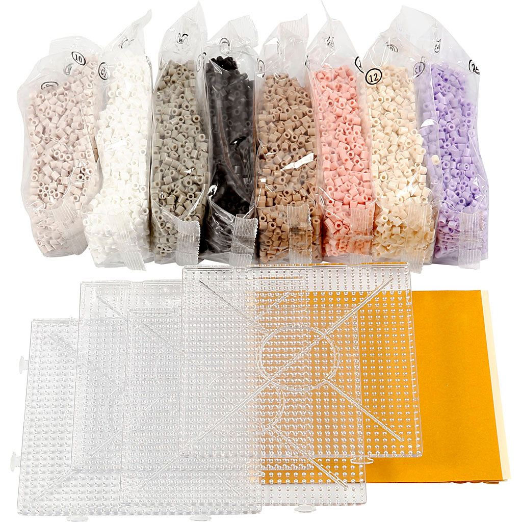 Creativ company starterset foto kralen, medium, diverse kleuren, 14000 stuk, 1 set