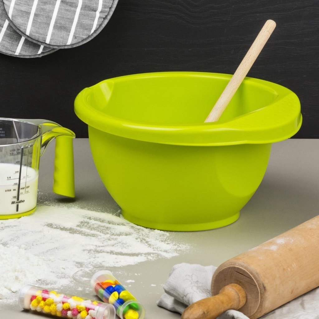 Rotho onda beslagkom 2.5l limegroen
