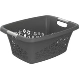 Rotho flowers wasmand 25l antraciet