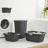 Rotho flowers wasmand 25l antraciet