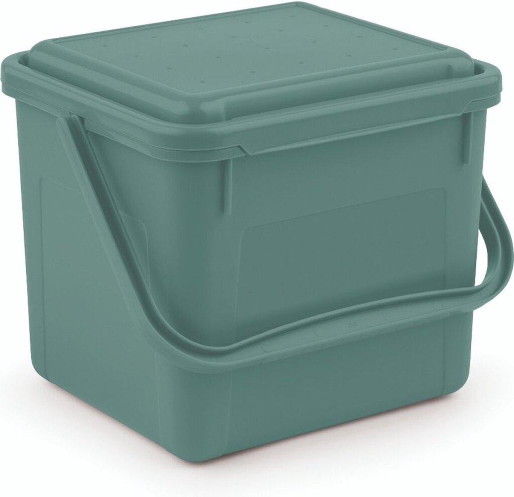 Rotho bio afvalemmer 4,5l mistletoe groen