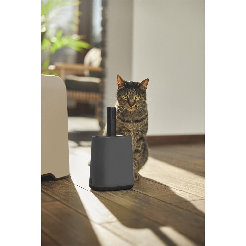 Rotho biala kattenbakschep + zakjes en houders antraciet