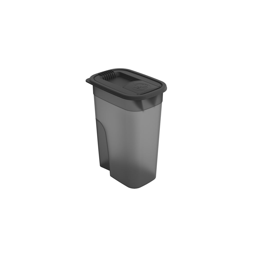 Rotho flo pet food container 4,1l antraciet transparant