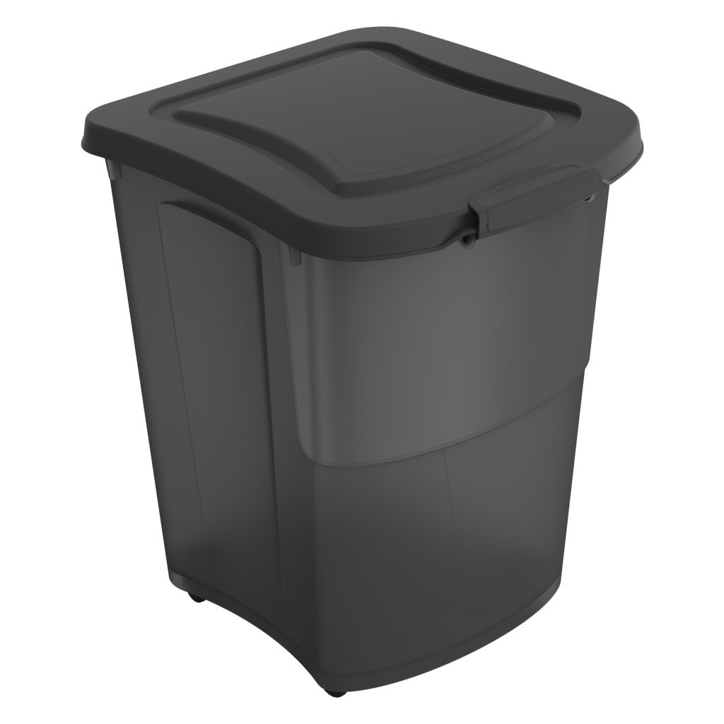 Rotho archi pet food container 38l antraciet transparant