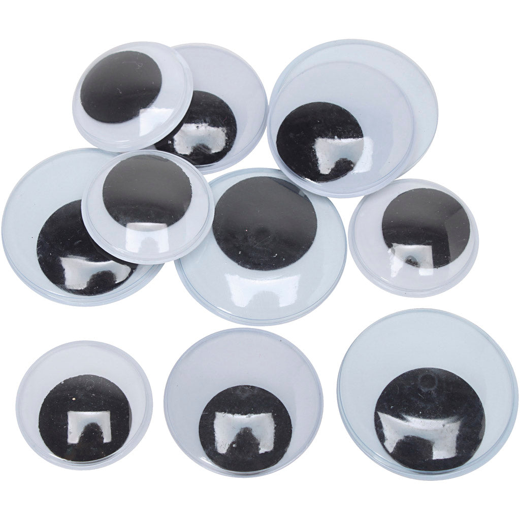 Creativ company wiebelogen, afm 30+35+40 mm, maxi, 150 paar, 300 stuk 1 doos