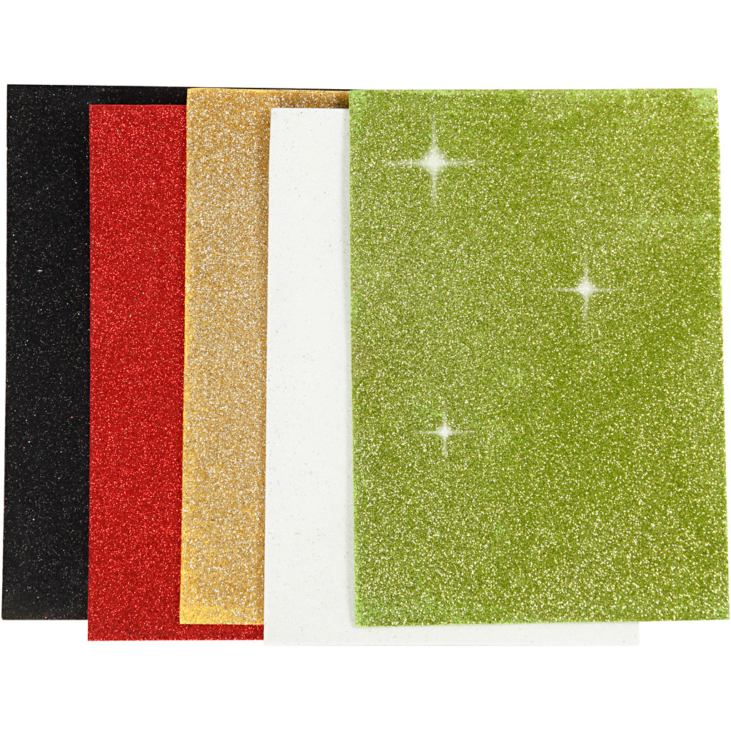Creativ company foam vellen, a5, vel 148x210 mm, dikte 2 mm, 5 vel 1 doos