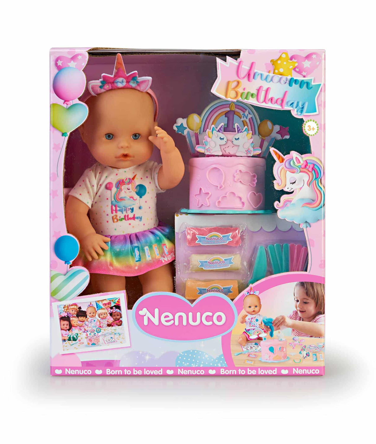 Famosa nenuco babypop eenhoorn ongeveer 35 cm groot