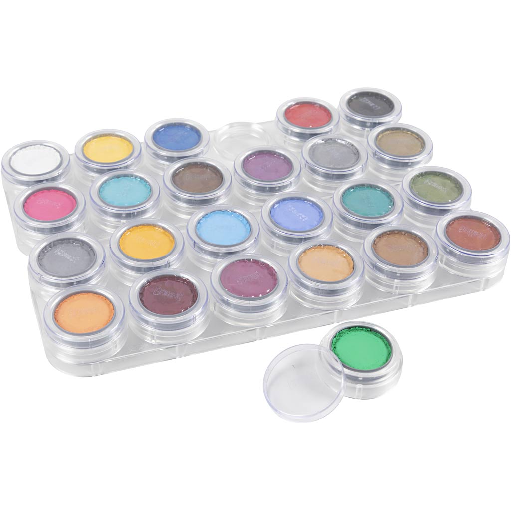 Grimas schmink - schminkpalet, diverse kleuren, 24x2,50 ml 1 stuk