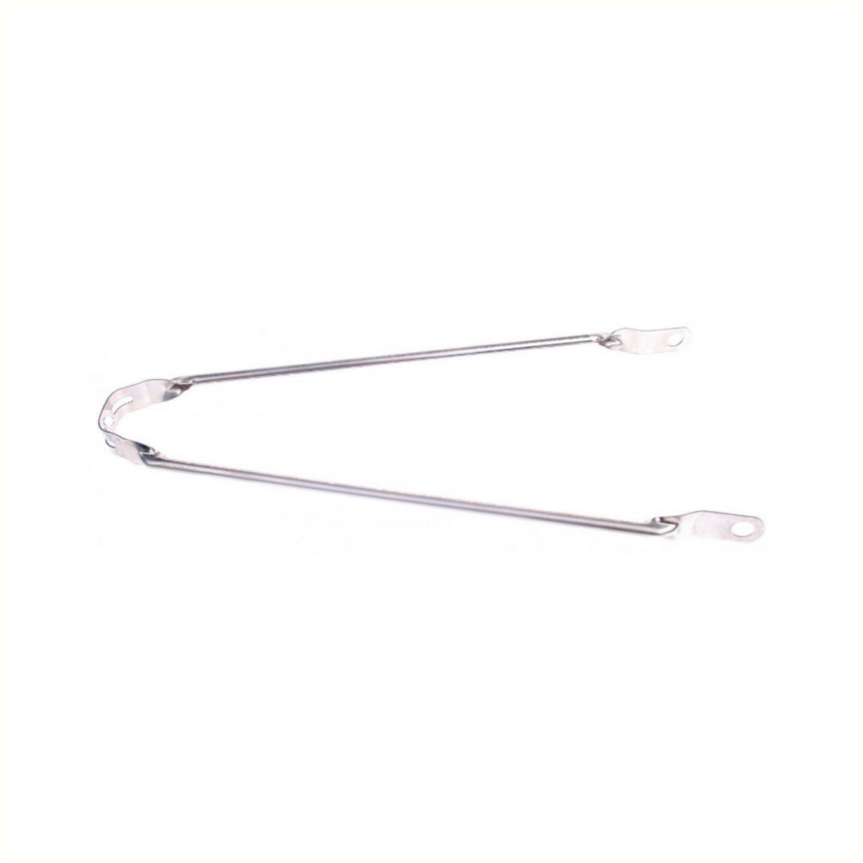 White label spatbordstang 28 rvs (groot gat)