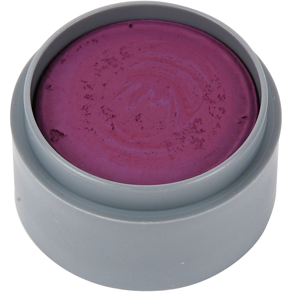 Grimas schmink, donkerpaars, 15 ml 1 doosje